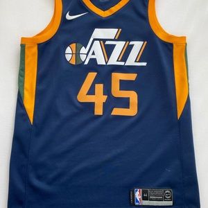 Utah Jazz Donovan Mitchell Blue Nike Jersey